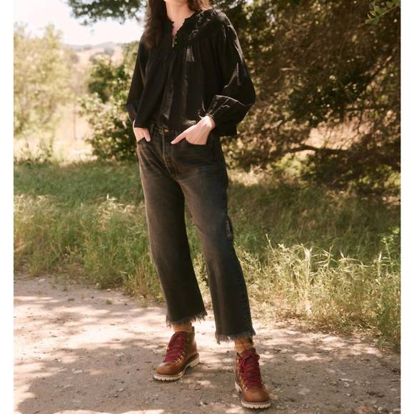 NEW THE GREAT. picturesque top in almost black - Picture 4 of 5